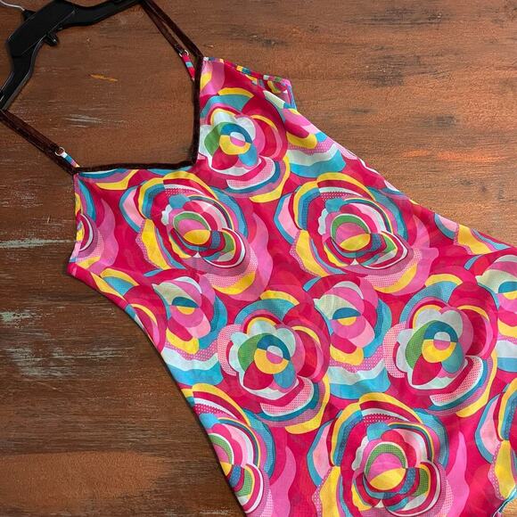 Josie Women's Sheer Floral Retro Camisole Size Small - Picture 2 of 8